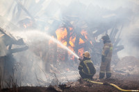 Пожар на Скуратовской , Фото: 36