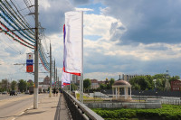 Тулу украсили флагами ко Дню России, Фото: 3