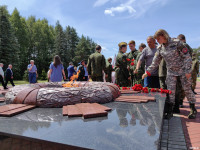 Перезахоронение останков бойцов на Кургане Бессмертия в Белеве 2023, Фото: 80