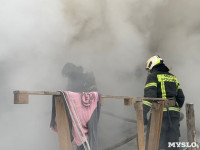 При пожаре на ул. Яблочкова в Туле обошлось без пострадавших, Фото: 4
