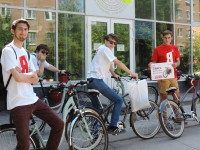Студенты просят велопарковки, Фото: 2