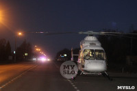 Из-за посадки медицинского вертолета под Тулой перекрыли трассу «Крым», Фото: 30