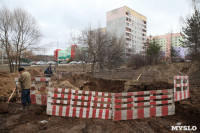 Провал грунта на ул. Майской в Туле, Фото: 6