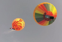 В небо над Тулой на воздушном шаре подняли флаг России, Фото: 4