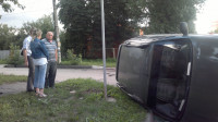 В Туле в результате аварии перевернулся автомобиль, Фото: 5