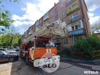 Пожар на ул. Шухова в Туле, Фото: 2