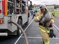 В Туле пожарные-добровольцы соревновались, кто из них лучший, Фото: 26