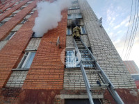 Пожар в общежитии на ул. Фучика, Фото: 12