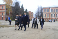 16 октября Владимир Груздев проконтролировал ход работ по благоустройству набережной, Фото: 4