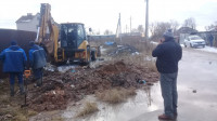 Порыв трубы в Новомедвенском, Фото: 2