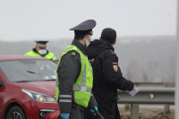 В Тульской области на трассах выставлены посты для контроля за въезжающими в регион, Фото: 44