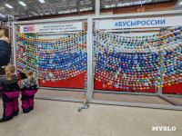 Фестиваль «Шар-папье»: Тульский кремль украсили огромные новогодние бусы, Фото: 7