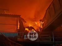 Крупный пожар: в Туле загорелся склад, Фото: 6