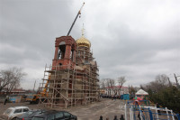 Освящение креста купола Свято-Казанского храма, Фото: 27