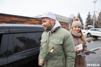 8 марта компания «Автоимпорт» дарила тулячкам-автоледи цветы, Фото: 25