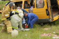 Авария на трассе Тула-Калуга. 04.07.2014, Фото: 1