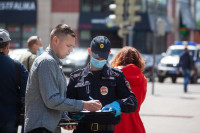 Полицейский рейд в тульских маршрутках: на пассажиров без масок составляют протоколы, Фото: 34