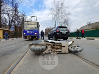 В Туле на ул. Н.Руднева скутерист врезался в легковушку, Фото: 8