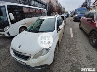 На проспекте Ленина столкнулись шесть авто, Фото: 1