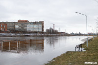 В Туле затопило Пролетарскую набережную, Фото: 41