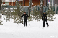 Туляки катаются на лыжах в Центральном парке, Фото: 19
