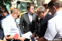Груздев инспектирует строительство бассейна на Гоголевской. 3.08.2015, Фото: 11