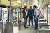 Дмитрий Миляев посетил трамвайное депо, Фото: 52