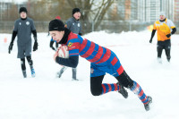 В Туле впервые состоялся Фестиваль по регби на снегу, Фото: 45