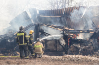 Пожар на Скуратовской , Фото: 64