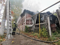 В Туле загорелся старинный дом, Фото: 7