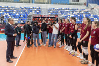 Губернатор Дмитрий Миляев встретился с волейболистками «Тулицы», Фото: 10