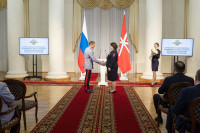 Дмитрий Миляев поздравил сотрудников ОВД, Фото: 30