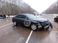 На дороге «Тула-Новомосковск» Ford протаранил Chevrolet, Фото: 2