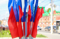 Тулу украсили флагами ко Дню России, Фото: 8