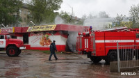 В Ясногорске сгорел продуктовый магазин. 16 мая 2015, Фото: 1