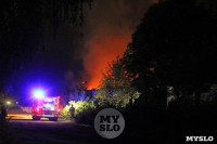 Площадь пожара на заброшенном складе в Туле составила 600 кв. метров, Фото: 15