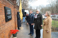 Руководители Тулы приняли участие в открытии мемориальной доски, посвященной обороне города, Фото: 9