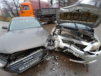 На ул. Станиславского в Туле столкнулись Audi и Toyota, Фото: 3