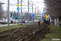 В Туле стартовал ремонт трамвайных путей на пр. Ленина, Фото: 3