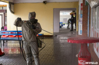 В Туле десантники проводят дезинфекцию автостанций и автовокзалов, Фото: 48