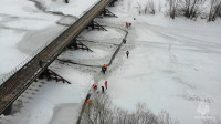 В Туле МЧС взорвали лёд на реке Дон: видео, Фото: 6