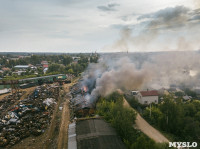 В Туле сгорел заброшенный склад, Фото: 3