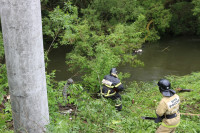 МЧС расчищает русло реки в с.Дедилово, Фото: 2
