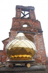 Храм в селе Ефремовского района обрел купол и крест, Фото: 2