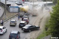 В Туле на Калужском шоссе столкнулись фура и легковушка, Фото: 4