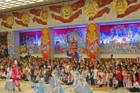Почти 200 детей из Тульской области побывали на новогоднем представлении в Москве, Фото: 7