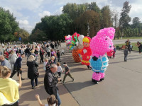 В Центральном парке начался парад огромных фигур из воздушных шаров, Фото: 4