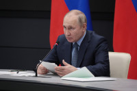 Путин осмотрел Ситуационный центр губернатора, Фото: 4