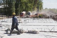 Монолитный мост через Упу в Туле: строители рассказали об особой технологии заливки бетона, Фото: 30