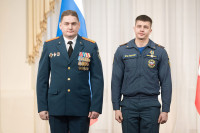 Губернатор наградил спасателей, Фото: 3